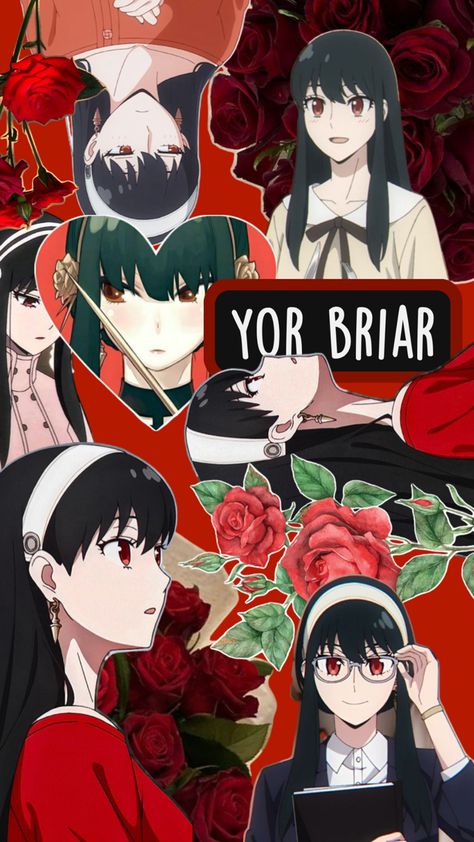 Yor briar♥️🖤 Yor Briar, Yor Forger, Anime Family, Spy X Family, Cute Anime Wallpaper, Anime Wallpaper, Phone Wallpaper, Anime