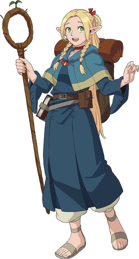 Weiblicher Elf, Dungeon Anime, Delicious In Dungeon, Dungeon Meshi, Female Character Design, Dnd Characters, An Anime, Fantasy Character Design, Character Design Inspiration