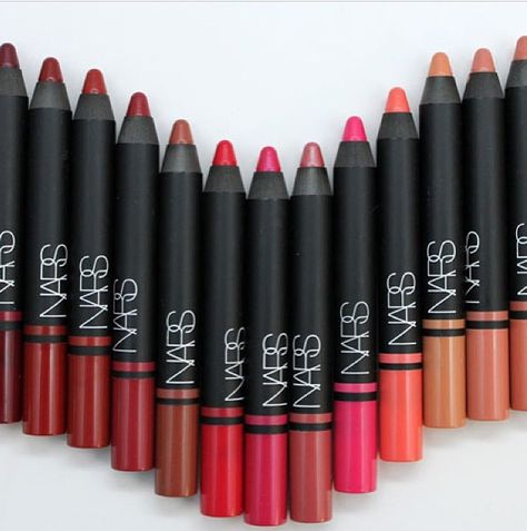 Lip pencils, lip crayon, whatever you want to call it, well they are taking over! No need to wear lipstick all the time! Just draw on that perfect pencil color, and it last all day #Nars #narslippencil Nars Lip Pencil, Pencil Collection, Slay Makeup, Lip Pencil Colors, Nars Lip, Revlon Makeup, Lip Crayon, Lip Crayons, Makeup Mascara