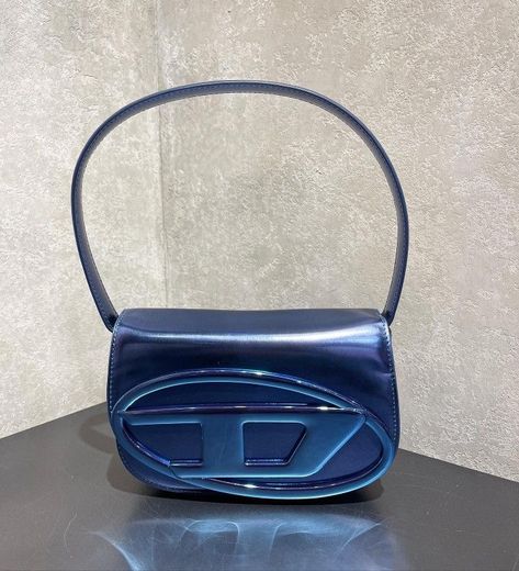 Diesel Blue Bag, Blue Diesel Bag, Aesthetic Purses, Diesel Bag, Diesel Clothing, Expensive Bag, Luxury Bags Collection, Girly Bags, Blue Handbags