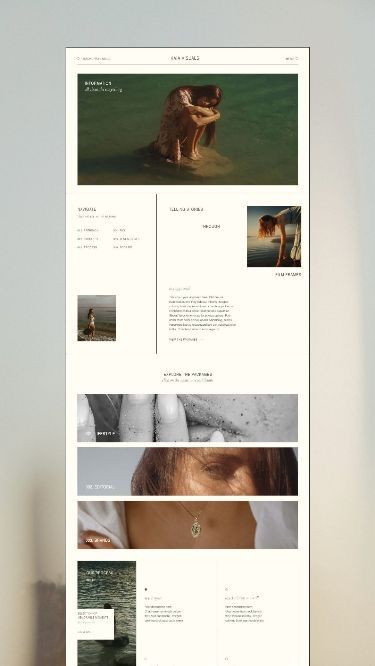 Website Layout Portfolio, Editorial Style Website Design, Minimalist Squarespace Template, Squarespace Template For Photographers, Website For Photographers, Website Design Inspiration Photography, Editorial Style Website, Portfolio Site Design, Minimal Portfolio Website