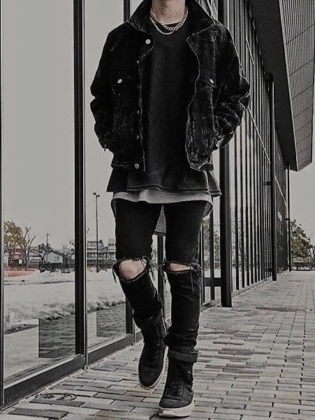 Alternative Outfits Men, Styl Emo, Cj Stroud, Punk Style Outfits, Casual Punk, Edgy Streetwear, Alt Outfits, Rock Outfit, Moda Punk