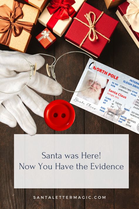 Leaving Santa Evidence is a fun way to turn Christmas morning into a treasure hunt! Your children will be excited to find proof that Santa really visited by discovering some important-looking things that he left behind. Santa Evidence Ideas, Xmas 2022, Visit Santa, He Left, Leave Behind, Santa Letter, Left Behind, Treasure Hunt, Christmas Morning