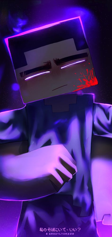 Herobrine Art - GhostlyShawN Herobrine Fanart Minecraft, Minecraft Herobrine Fan Art, Monster School Minecraft Fanart, Minecraft Steve Fanart, Minecraft Oc Art, Herobrine Fanart, Herobrine Minecraft, Minecraft Horror, Minecraft Herobrine