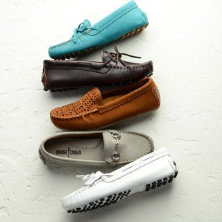 Women's Shoes | Minnetonka Moccasin | Minnetonka Moccasin Driving Moccasins Womens, Driving Mocs, Minnetonka Moccasins, Driving Moccasins, American Style, Moccasins, Women Collection, Loafers Men, Boat Shoes