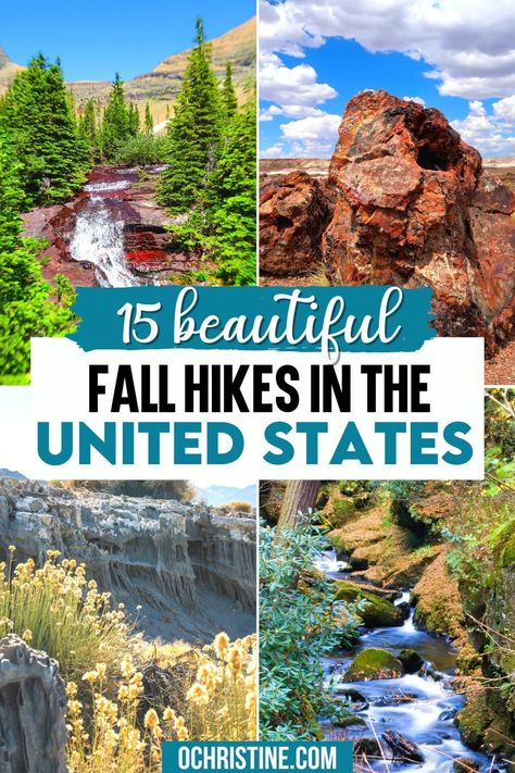 15 Beautiful Fall Hikes in the United States | In search of beautiful hikes to explore across the United States during the fall? Whether you seek the best hikes for leaf peeping or want to take advantage of cooler temperatures in otherwise hot or crowded destinations, here are 15 scenic autumn hikes in the US you’ll definitely love. Autumn Hikes | Fall Hikes | Hiking Trips in the USA | Fall Hiking Destinations in the USA | Autumn Hiking Destinations in the US | USA Fall Hikes Travel | Hiking Usa, Fall Hike, Fall Hikes, Hiking Trips, Paris Tour, Travel America, Yoga Kurse, Love Autumn, Travel Bucket List Usa