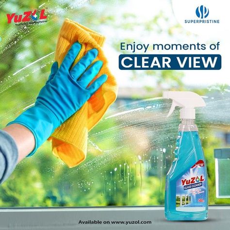 Watching out the window pane is always a fantasy. Enjoy most of the window view; dust free and scratch-free with Yuzol's Glass Cleaner. Get it from www.yuzol.com #glasscleaner #GlassCleaning #roomcleaning #surfacecleaner #hospitality #cleaningsupplies #homecareproducts #cleaningservice #yuzol #Superpristine Glass Cleaner Creative Ads, Cleaning Products Design, Plastic Spray Bottle, Window View, Window Pane, Dust Free, Surface Cleaner, Glass Cleaner, Creative Ads