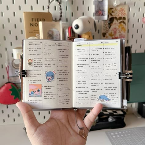 🍓 week 21 on tn passport! #journal #plannersetup #journaling #journalph #planner #plannercommunity #plannersetup #ほぼ日手帳 #notebook #bulletjournal #commonplacebook #commonplace #travelersnotebook #travelersnotebookpassport #travelerscompany #travelersfactory #tnpassport #tnplannercommunity traveler’s notebook passport Passport Travelers Notebook, Travelers Notebook Passport, Commonplace Journal, Planning School, Language Journal, Bullet Journal 2020, Midori Notebook, Planner Setup, Bulletin Journal Ideas