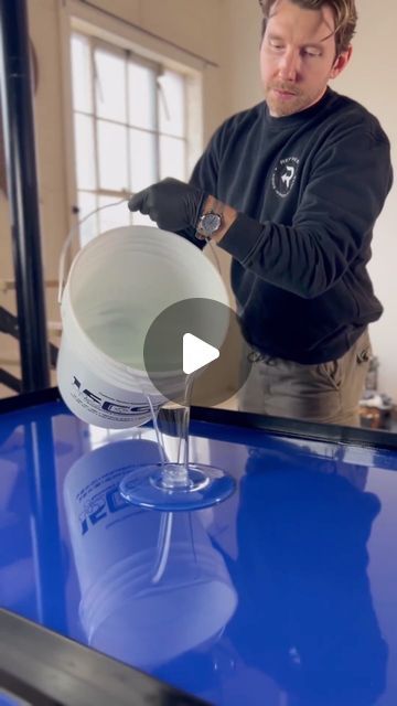 Refresh Home Improvements on Instagram: "Buckle up - It’s story time! … Follow along as we create a concrete countertop and a custom epoxy tabletop that all the townspeople love! We couldn’t have done it without the help of @zcounterform. ��… #diy #homeimprovement #contractor #remodel #renovation #countertop #reels #epoxy #concrete" Epoxy Resin Countertop, Industrial Metal Table, Epoxy Resin Table Top, Cement Countertops, Epoxy Concrete, Refresh Home, Resin Countertops, Resin Table Top, Diy Table Top