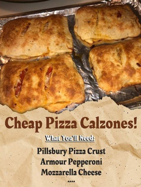 Calzone With Pizza Dough Pillsbury, Pillsbury Pizza Crust Recipes, Pillsbury Pizza Crust, Pizza Calzones, Pillsbury Pizza, Marion Grasby, Calzone Recipe, Recipes Cheap, Calzone Pizza