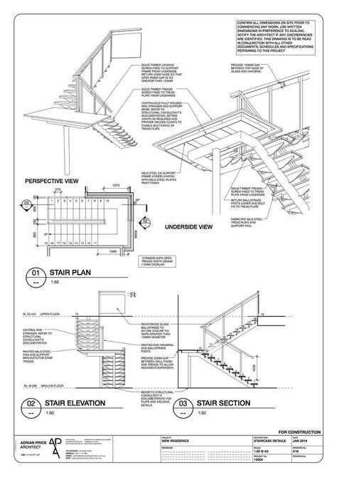 Stair Detail Drawing Architecture, Stairs Details Section, Stairs Plan Drawing, Staircase Detail Drawing, Steel Staircase Detail, Stairs Section, Stair Detail Drawing, Stairs Detail, Staircase Detail