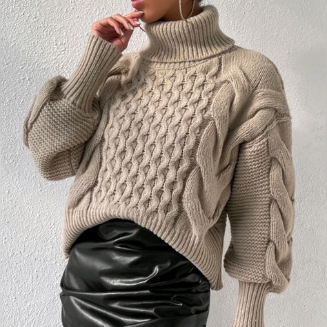 Cable knit sweater pattern