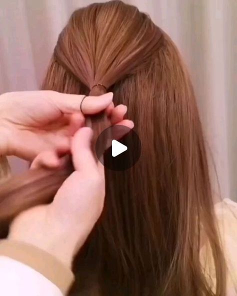 Easy Braided Half Up Half Down Hair, Half Up Updos For Long Hair, Hairstyles For Medium Length Hair Easy Simple, Self Hairstyle, Braided Half Up Half Down Hair, Uses Of Baking Soda, Simple Updo Tutorial, Natural Curly Hair Products, Long Braided Hairstyles