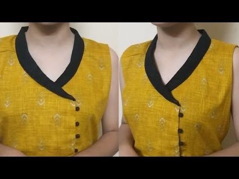 Coller Neck Pattern Kurti, High Neck Collar Kurti Design, Coller Neck Kurtis, Half Collar Neck Kurti, Collar Neck Designs For Kurti, Collar Neck Kurti, Collar Kurti Design, Chudi Neck Designs, Neck Patterns