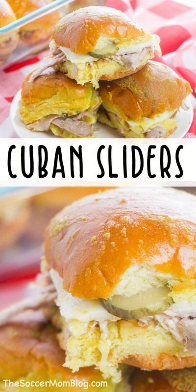 Sandwich Cubano, Cuban Sliders, Cuban Bread, Holiday Appetizers Easy, Cuban Sandwich, Meat Appetizers, Finger Foods Easy, Party Appetizers Easy, Slider Recipes