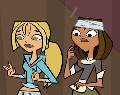 Bridgette And Courtney, Bridgette And Courtney Total Drama, Bridget From Total Drama Island, Bridgette Total Dramarama, Total Drama Island Geoff And Bridgette, Total Drama Bridgette Icon, Originals Cast, Having No Friends, Get A Life