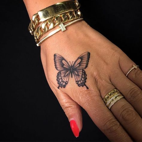 Tattoos Tiny, Hand Tattoos For Women, Pretty Tattoos For Women, Dope Tattoos For Women, Stylist Tattoos, Dainty Tattoos, Girly Tattoos, Hand Tattoo, Dope Tattoos