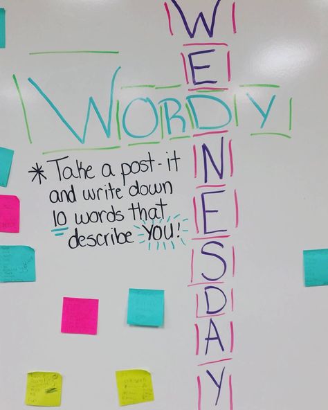 Yesterday's #miss5thswhiteboard! #teachersofinstagram #iteach5th #iteachtoo Wednesday Whiteboard, Morning Questions, Word Wednesday, Whiteboard Prompts, Whiteboard Questions, Whiteboard Writing, Whiteboard Ideas, Whiteboard Messages, Daily Questions