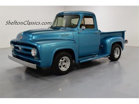 1953 Ford F100, Mooresville North Carolina, F100 For Sale, Steel Hood, Model Truck Kits, Ford V8, Built Ford Tough, Ford F100, Classic Pickup Trucks