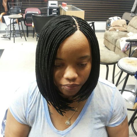 Bob Plaits, Braids Bob Style, Braided Bob, Pixie Braids, Box Braids Bob, Bob Braids Hairstyles, Short Box Braids, Bob Braids, Pelo Afro