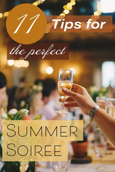 Everyone loves a good summer party, but not everyone knows how to throw one. Here's 11 helpful tips to get you started on the soiree of the summer! End Of Summer Soiree, Summer Soiree Party Ideas, Soiree Ideas, End Of Summer Party, Soiree Party, Good Summer, Summer Soiree, Summer Entertaining, The Best Summer