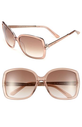 Summer fun. kate spade new york 'darryl' 59mm sunglasses available at #Nordstrom Ray Ban Sunglasses Wayfarer, Ray Ban Sunglasses Outlet, Kate Spade Sunglasses, Cheap Ray Bans, Ray Ban Glasses, Wayfarer Sunglasses, Glasses Online, Sunglasses & Glasses, Sunglasses Sale