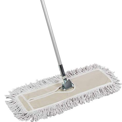 Amazon.com: Tidy Tools 24 inch Industrial Strength Cotton Dust Mop with Metal Telescopic Handle and Frame. 24'' X 5'' Wide Mop Head with Cut Ends - Hardwood Floor Broom: Kitchen & Dining Cedar Mop Solution, O Cedar Mop Solution, Mop For Larger Areas, Floor Police Motorized Mop, Target Mop, Dust Mop, Mop Heads, Floor Cleaning, Floor Cleaner