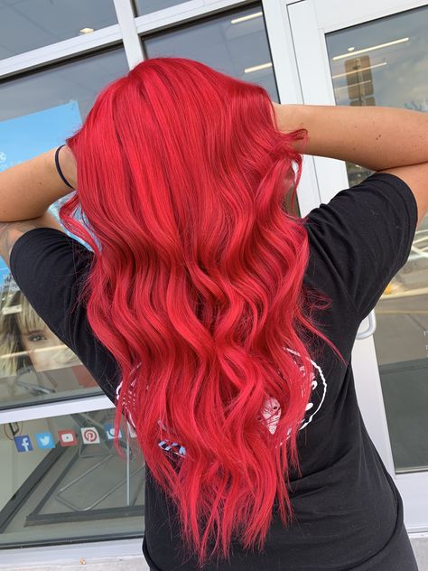 Neon Red Hair Color, Pulp Riot Hair Color Ideas, Neon Red Hair, Hair Color Ideas Short Hair, Pulp Riot Hair Color, Ideas Short Hair, Color Formulas, Pulp Riot Hair, Hair Color Formulas