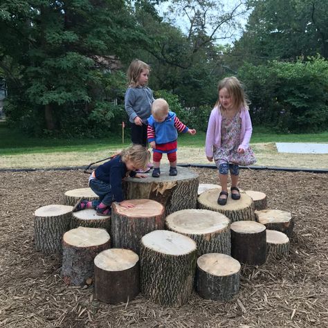 Natural Outdoor Playground, Backyard Play Spaces, Natural Play Spaces, Kid Friendly Backyard, Outdoor Play Space, Play Area Backyard, Backyard Kids Play Area, Outdoor Play Spaces, Play Garden