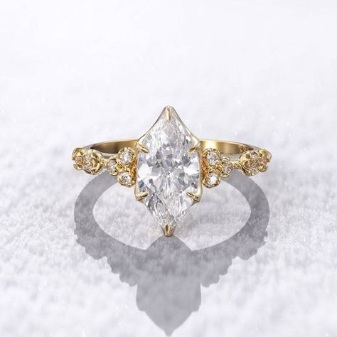 Check out this item in my Etsy shop https://www.etsy.com/listing/998423303/marquise-engagement-ring-1-carat Engagement Ring 1 Carat, Milgrain Wedding Ring, Marquise Engagement Ring, Cathedral Ring, Oval Moissanite Ring, Milgrain Ring, Pear Shaped Engagement Rings, Engagement Rings Marquise, Dream Engagement Rings