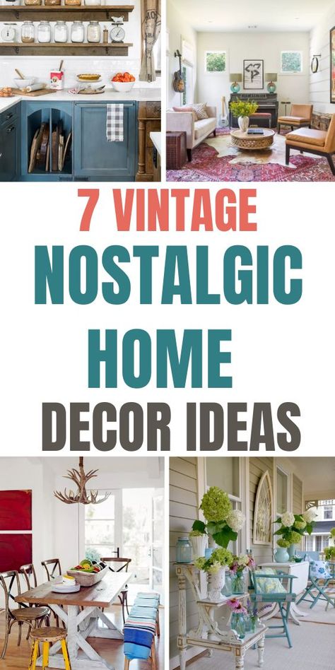 Transform your space with these vintage-inspired decor ideas! From charming bedroom setups and cozy living rooms to elegant vintage plants and timeless furniture, these tips bring warmth and character. Perfect for creating a home that feels inviting and effortlessly classic! 🌟🪴 #NostalgicDecor #VintageVibes #TimelessHomeIdeas Home Decor Whimsical, Fun Vintage Aesthetic, Cozy Vintage Home Decor, Antique Living Room Decor, Charming Bedroom, Vintage Decorating Ideas, Nostalgic Decor, Vintage Plants, Vintage Decorating