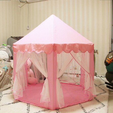 Kids Play House, Tent Room, Indoor Tents, Kids Castle, Indoor Playhouse, Bed With Led Lights, Fairy Castle, Star Lights, Light Girls