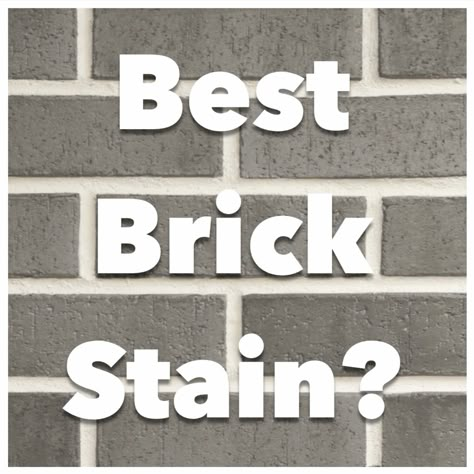 What is the best brick stain? Stain Fireplace Brick, Brick House Staining, Staining Red Brick, Staining Brick Fireplace, Brick Stain Exterior, Brick Stain Exterior Before And After, Stained Brick House Exterior, Brick Stain Colors, Exterior Brick Stain