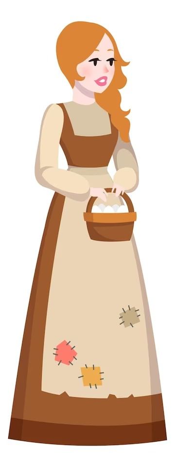 Premium Vector | Medieval peasant woman with basket Fantasy fairytale character Peasant Drawing, Medieval Peasant Woman, Medieval Peasant, Fairy Tale Characters, Free Business Card Mockup, Card Banner, Business Card Maker, Poster Maker, Poster Invitation