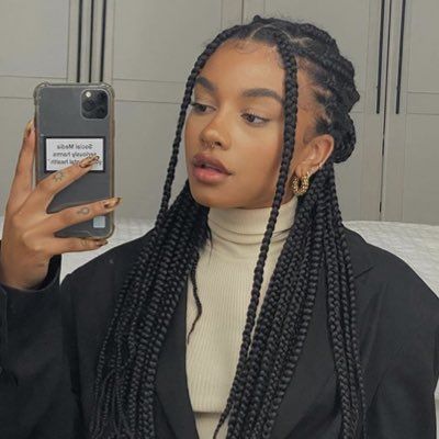 Cute Box Braids, Long Box Braids, Box Braids Hairstyles For Black Women, Cute Box Braids Hairstyles, Box Braid, Protective Hairstyles Braids, Box Braids Styling, Pretty Braided Hairstyles, Girls Hairstyles Braids