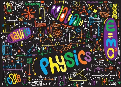 Physical formulas and phenomenon Premium... | Premium Vector #Freepik #vector #background #school #education #line Vector Background, Premium Vector, Chalk, Physics, Doodles, Science, Education