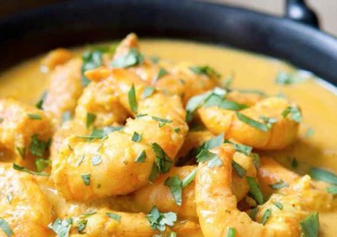 King Prawn Korma | Curry Pot – Indian Curry Recipes Prawn Korma, Prawn Dishes, Korma Recipe, Prawn Curry, Prawn Recipes, Curry Dishes, Curry Recipe, Seafood Dishes, Curry Recipes