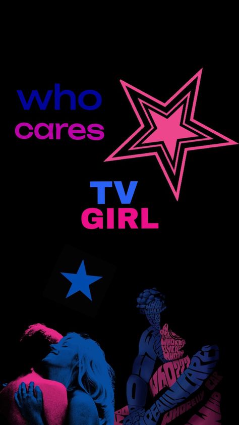 tv girl 🩷🔵 #tvgirl #wallpapers Tvgirl Icon, Tv Girl Wallpaper, Tv Girl, Song Artists, Collage Poster, Tv Girls, Girl Wallpaper, Art Girl, Wallpapers