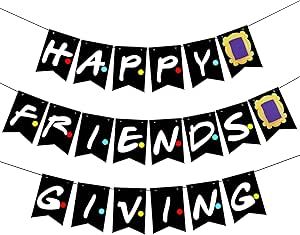 Friendsgiving Sign, Friendsgiving Party Decorations, Friendsgiving Banner, Funny Friendsgiving, Happy 38 Birthday, Friendsgiving Decor, Decorate Shop, Friendsgiving Games, Girl Shower Decorations