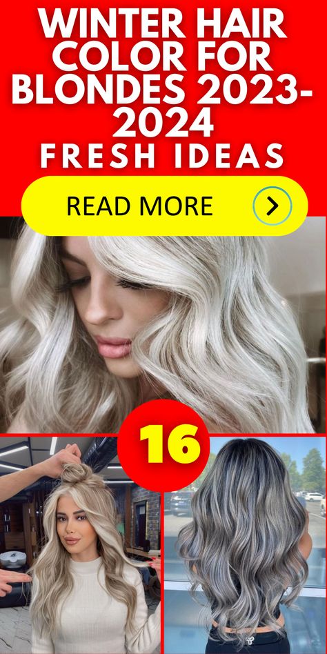 Latest Blonde Hair Color Trends, Hair Color Trends For Blondes 2023, Fall 2023 Blonde Hair Color, Best Winter Blonde Hair Color, Hair Color Trend For 2024, Hair Color For Blondes 2023, Blonde Hair 2023 Fall, Blonde Hair With Lowlights 2023, New Blonde Trends 2023