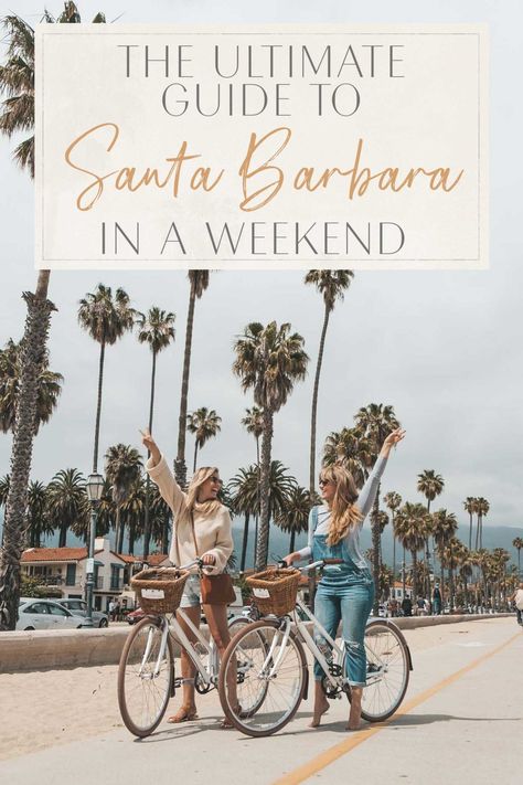 The Ultimate Guide to Santa Barbara in a Weekend • The Blonde Abroad Esalen Institute, Family Experiences, Road Trip Van, Blonde Abroad, California Coast Road Trip, Cali Trip, State Park Camping, California Road Trip, California Trip