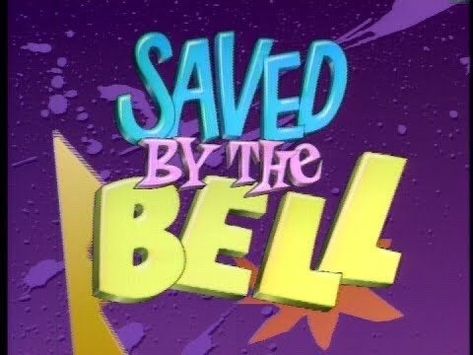 1990s Tv Shows, Bell Logo, 90s Tv Shows, Love The 90s, 90s Design, Saved By The Bell, Title Card, Classic Tv, Retro Aesthetic