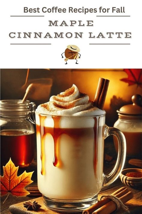 Indulge in the cozy embrace of autumn with a Maple Cinnamon Latte—the perfect symphony of rich, velvety coffee kissed with the warm essence of maple and cinnamon. This delectable drink, adorned with a cascade of sweet syrup and a swirl of whipped cream, captures the heart and soul of fall in every comforting sip. 🍁🍂 Grab your favorite mug and let the flavors of the season envelop you. Read the full recipe at https://ecoffeefinder.com/best-coffee-recipes-for-fall-5-delicious-seasonal-drinks-to... Cinnamon Latte Recipe, Fall Coffee Recipes, Fall Coffee Drinks, Cinnamon Latte, Iced Coffee Maker, Recipes For Fall, Fall Drink, Party Cooking, Spring Coffee