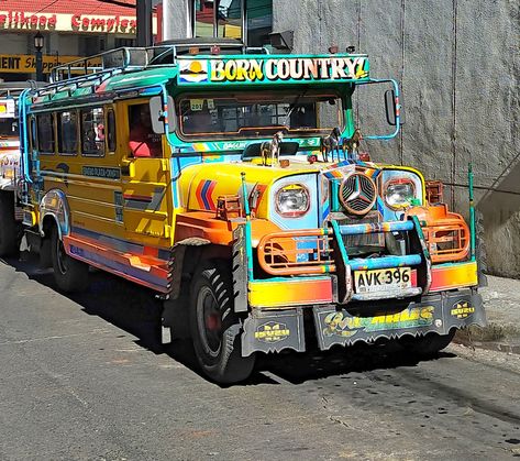 Jeepney Jeepney Aesthetic, Jeep Philippines, Jeepney Art, Filipino Jeepney, Jeepney Philippines, Philippine Jeepney, Filipino Aesthetic, Logo Color Schemes, Bahay Kubo