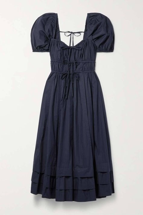 9 Buys Our Hardest-to-Impress Editor Really Loves This Week | Who What Wear UK Navy Midi Dress, Mode Inspiration, Ulla Johnson, Spring Summer Outfits, Net A Porter, Dress Patterns, Passion For Fashion, Pretty Dresses, Porter