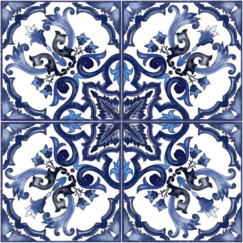 Mediterranean Tile Pattern, Mediterranean Texture, Sicilian Pattern, Blue Pattern Tile, Tudung Design, Italian Patterns, Italian Ceramic Tiles, Sicilian Ceramics, Italian Prints