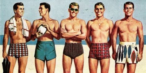 1950s Men39s Swimwear Vintage Fashion Mens 1950s 195039sh 1950s Mens Beach Fashionl Wonderful 1950s Mens Beach Fashionf | Yankee Skeptic 1950s Fashion Menswear, 1950s Swimwear, 1950s Men, 1950s Mens Fashion, Making Lists, 1950s Mens, Men's Swimwear, Fashion 1950s, Vintage Swimwear