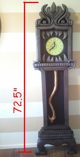 DIY Nightmare Before Christmas Halloween Props: Disneyland's Haunted Mansion 13 Hour Clock Build Tutorial 13 Hour Clock, Diy Nightmare Before Christmas, Haunted Mansion Decor, Nightmare Before Christmas Party, Haunted Mansion Halloween, Haunted Mansion Disneyland, Nightmare Before Christmas Decorations, Adornos Halloween, Nightmare Before Christmas Halloween