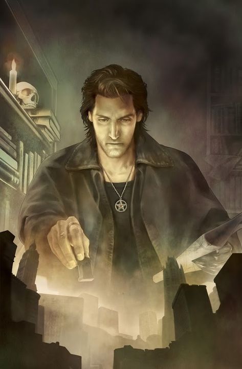 Harry Dresden, Dresden Files, John Constantine, World Of Darkness, Modern Fantasy, Witch Art, Urban Fantasy, Dark Ages, Reading Journal