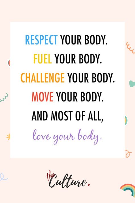 Body Quotes, Body Positive Quotes, Respect Quotes, The Dating Divas, Body Challenge, Stomach Problems, Healthy Lifestyle Motivation, Learning Quotes, Positive Vibes Only